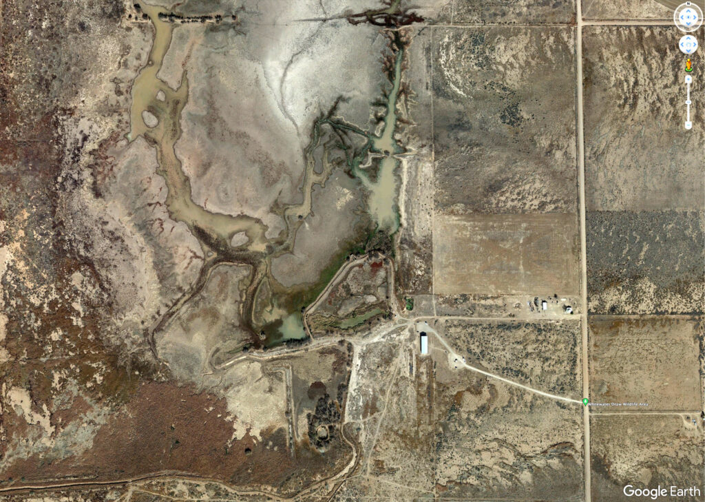 Image: Whitewater Draw Wildlife Area on Google Earth