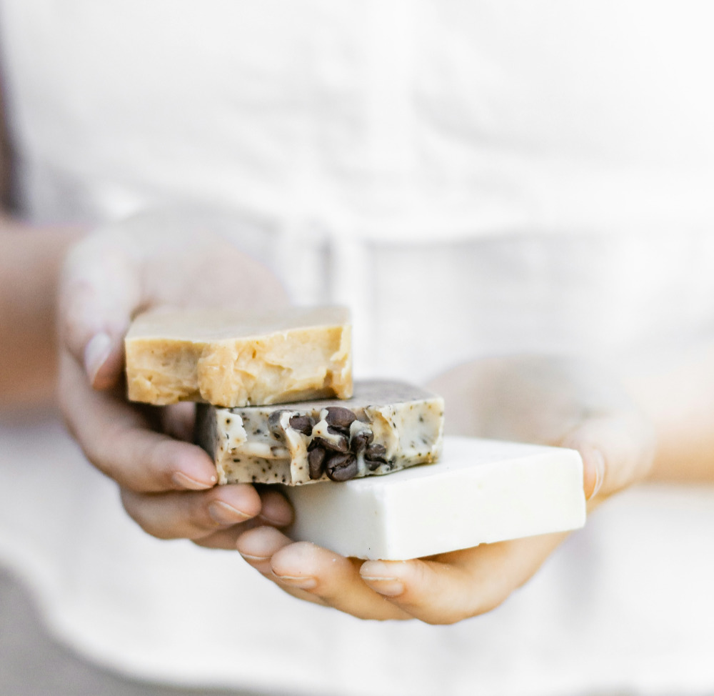 Lye soap bars